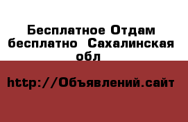 Бесплатное Отдам бесплатно. Сахалинская обл.